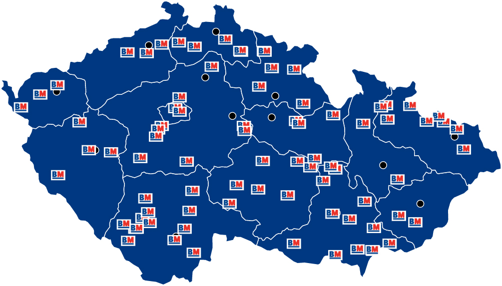 Mapa prodejen